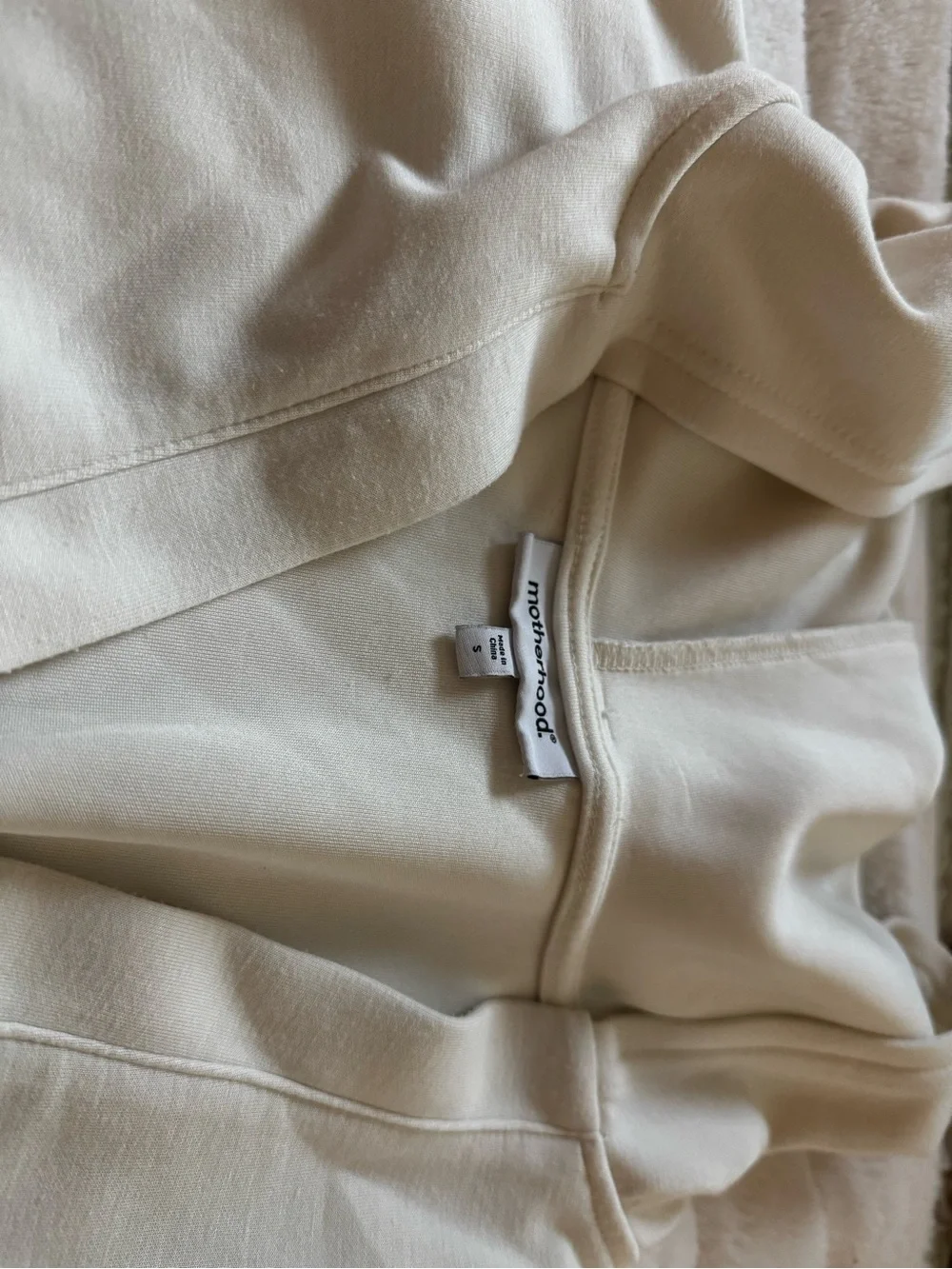 Women’s Motherhood Cream Hoodie and Short Set